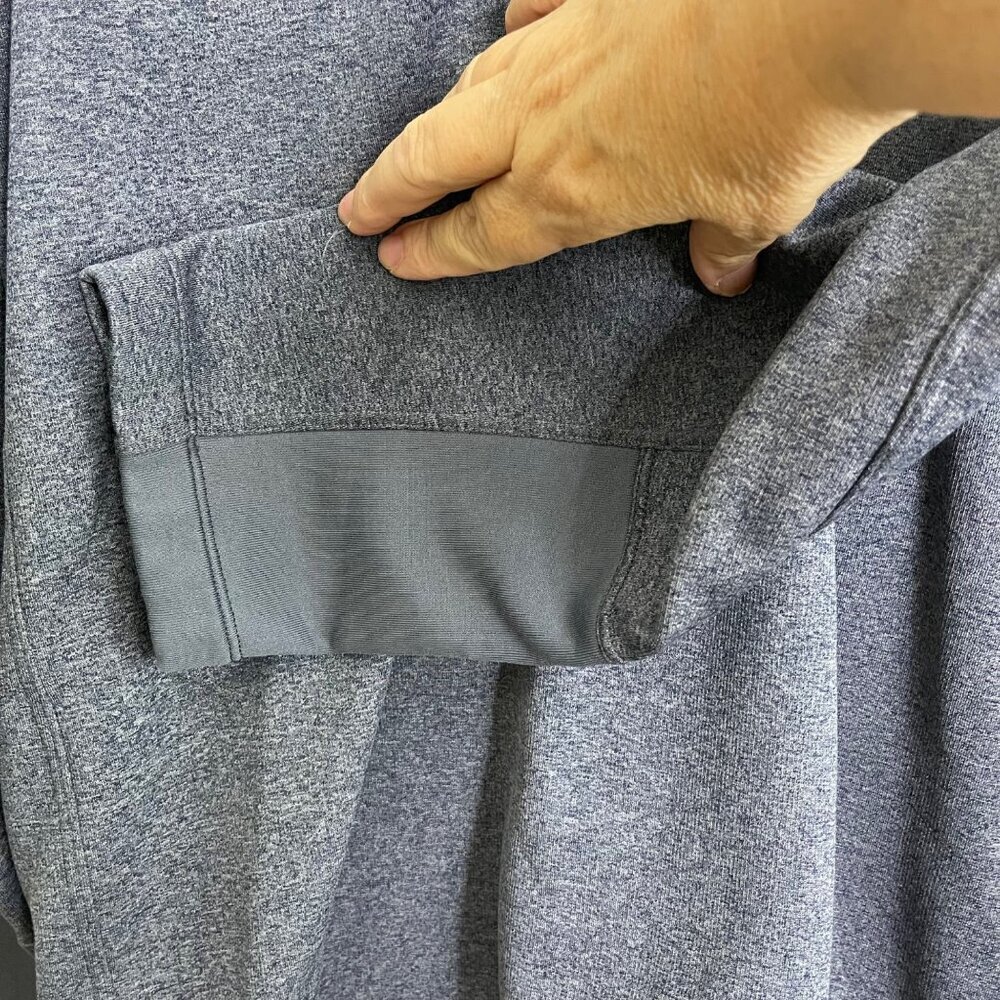 The North Face Mens 1/4 Zip Pullover Fleece Jacket Heather Gray Size M - Picture 5 of 7